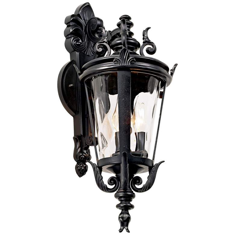 Image 6 Casa Marseille&#8482; 21 3/4 inch High Black Outdoor Wall Light more views