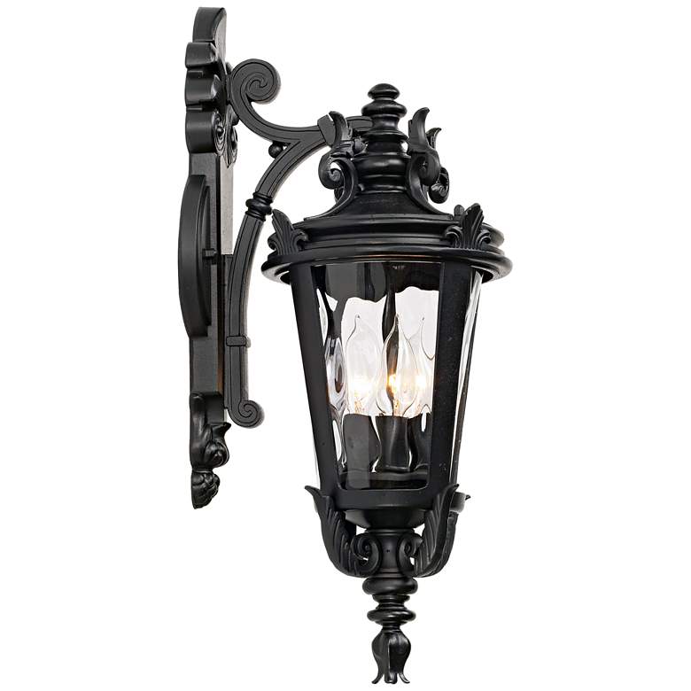 Image 7 Casa Marseille™ 21 3/4" High Black Outdoor Wall Light more views