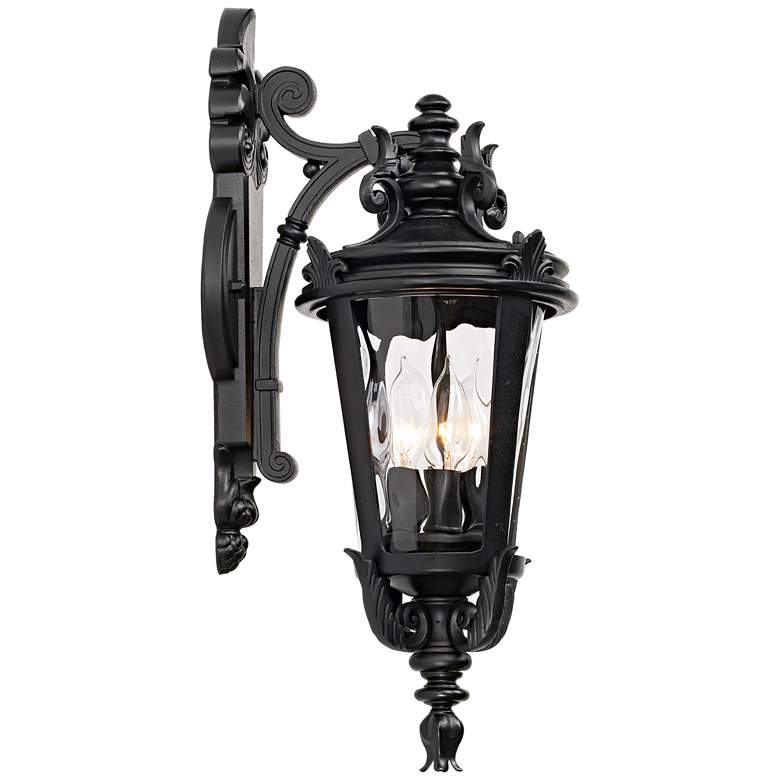 Image 7 Casa Marseille&#8482; 21 3/4 inch High Black Outdoor Wall Light more views