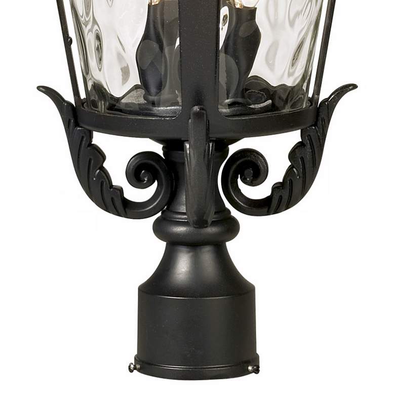 Image 4 Casa Marseille 25 1/2" High Black 4-Light Outdoor Post Light more views