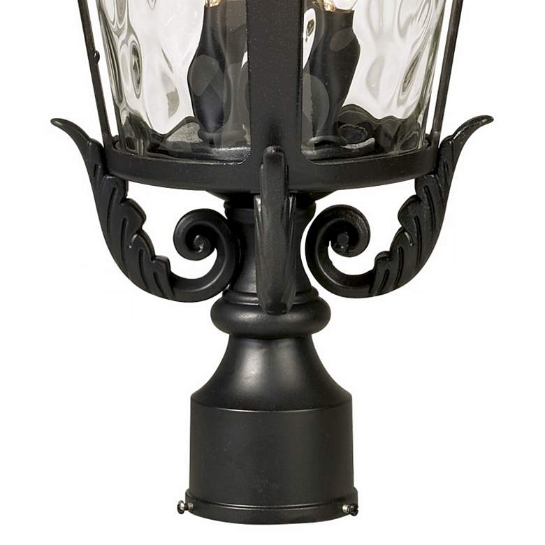 Image 4 Casa Marseille&#8482; 25 1/2 inch High Black 4-Light Outdoor Post Light more views