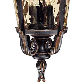 Image4 of Casa Marseille 26 1/4" High Bronze Traditional Outdoor Hanging Light more views
