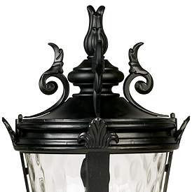 Image3 of Casa Marseille 27" High Black Post Light with Pier Mount Adapter more views