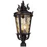 5_Casa Marseille 29 3/4" Bronze Outdoor Post Light with Pier Mount more views
