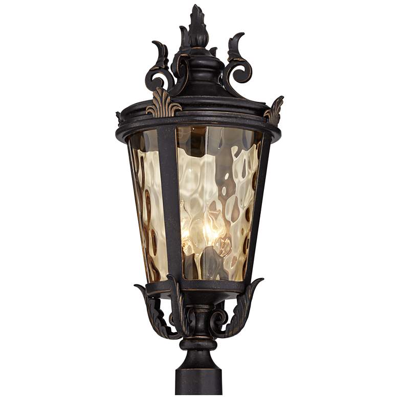 Image 5 Casa Marseille&#8482; 29 3/4 inchH Bronze Outdoor Post Light with Pier Ada more views