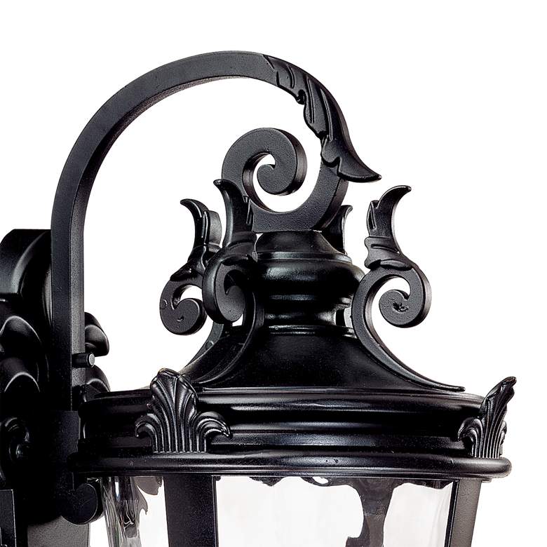 Image 4 Casa Marseille 31" High Black Traditional Large Outdoor Wall Light more views