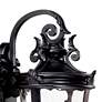 Casa Marseille 31" High Black Traditional Large Outdoor Wall Light in scene