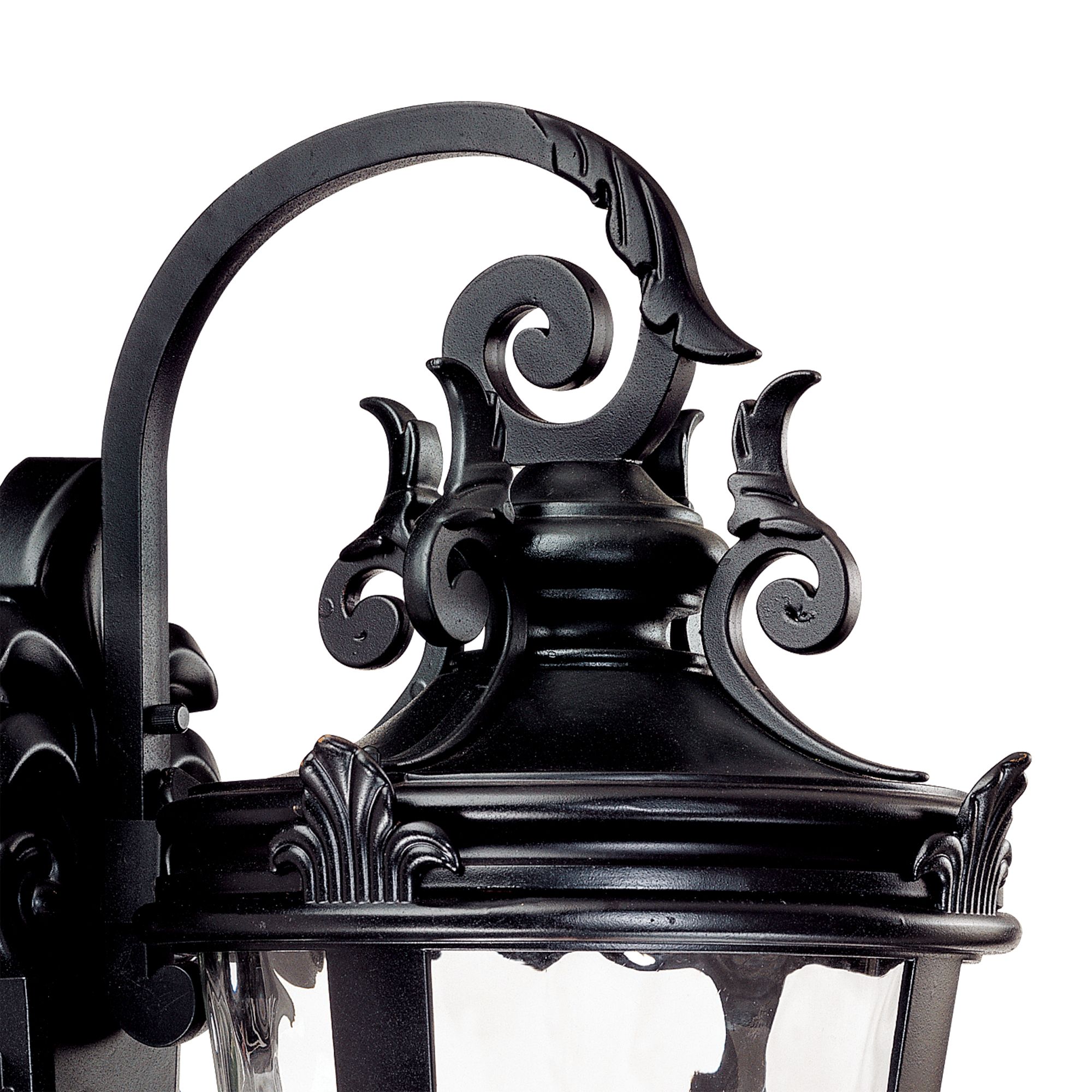 Casa Marseille 31" High Black Traditional Large Outdoor Wall Light in scene