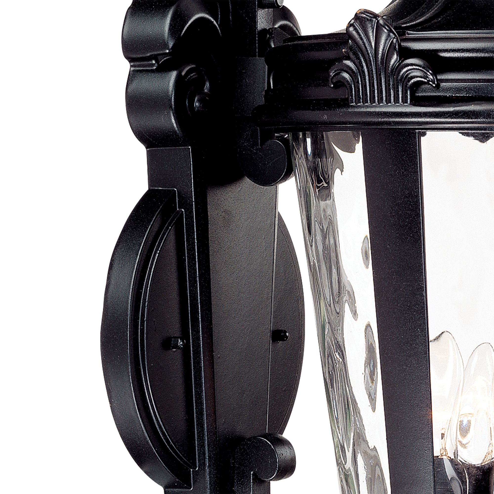 Casa Marseille 31" High Black Traditional Large Outdoor Wall Light in scene
