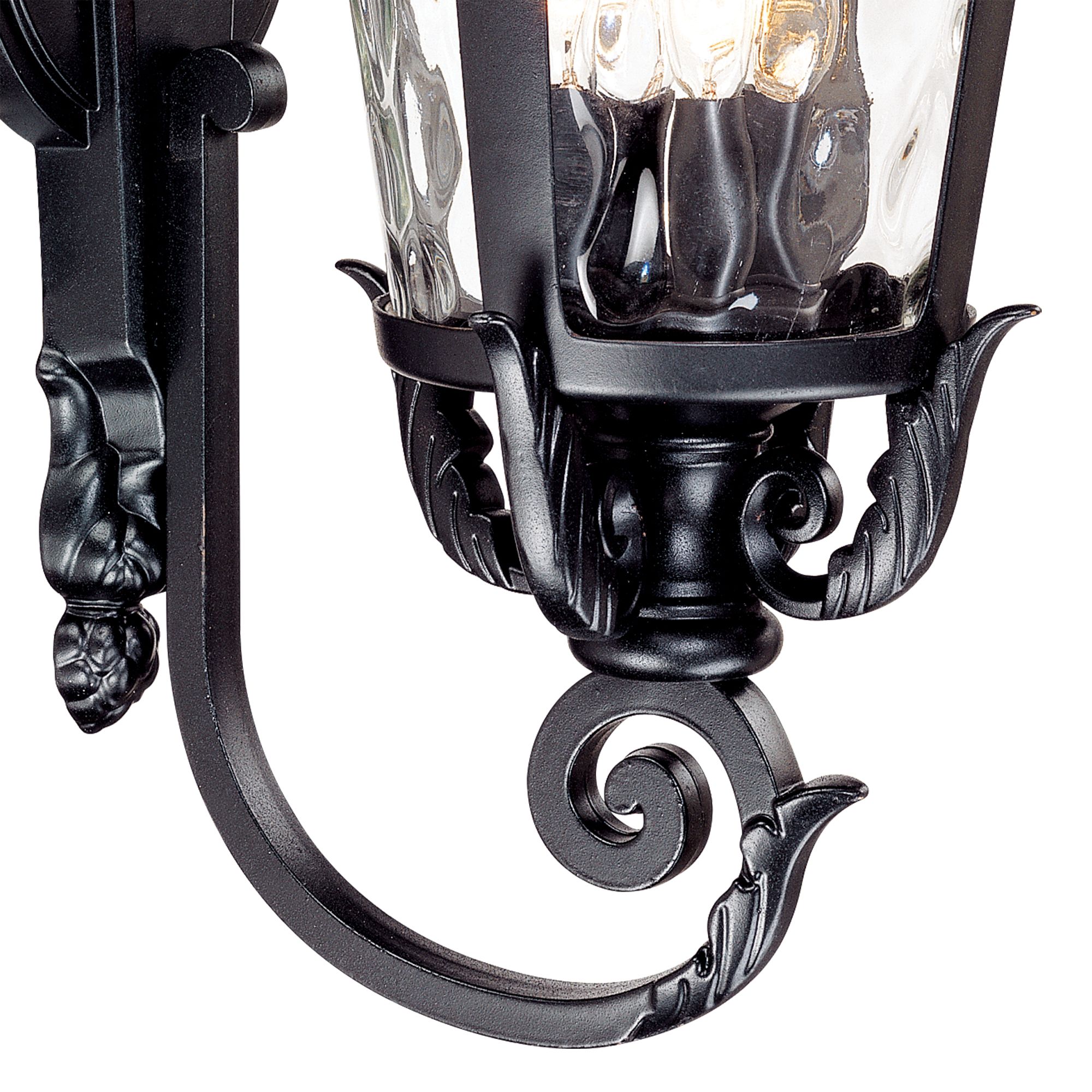 Casa Marseille 31" High Black Traditional Large Outdoor Wall Light in scene