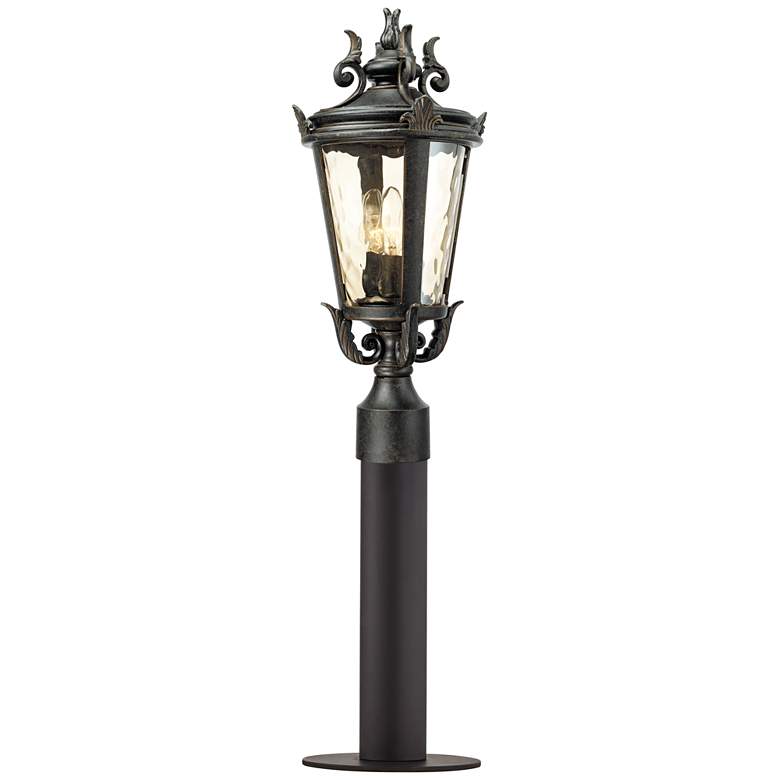 Image 2 Casa Marseille 32 1/2 inch High Path Light with Low Voltage Bulb