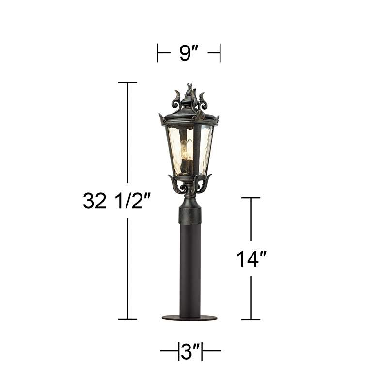 Image 5 Casa Marseille 32 1/2" High Path Light with Low Voltage Bulb more views