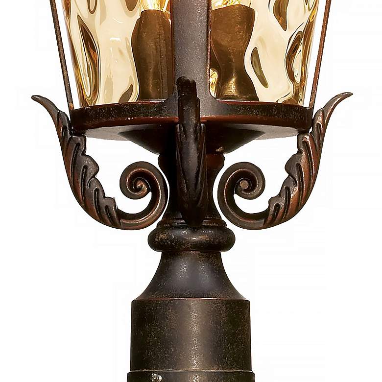 Image 3 Casa Marseille 99 3/4" High Bronze Traditional Outdoor Post Light more views