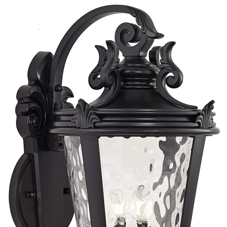 Image 3 Casa Marseille Black 36 inch High Large Outdoor Wall Light more views