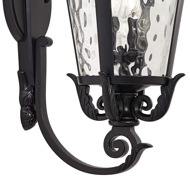 Image 4 Casa Marseille Black 36 inch High Large Outdoor Wall Light more views