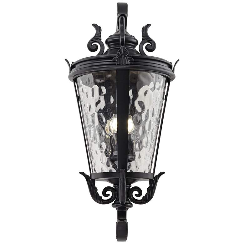 Image 5 Casa Marseille Black 36 inch High Large Outdoor Wall Light more views