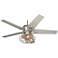 Casa Optima™ Industrial Brushed Steel Ceiling Fan