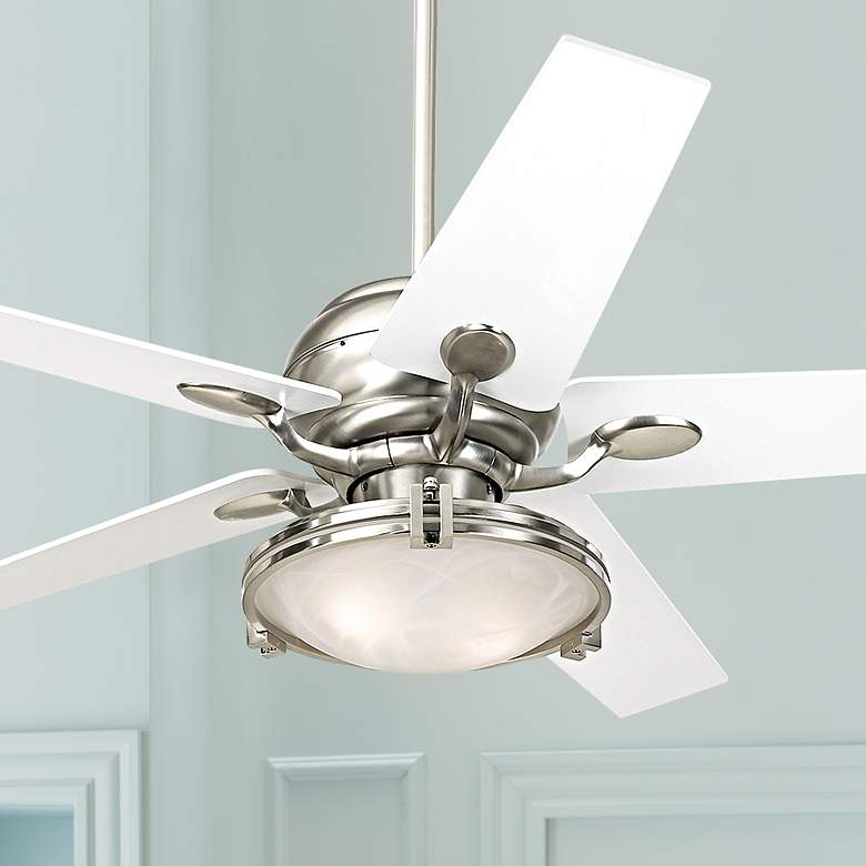 Image 1 Casa Optima&#8482; Tapered White Blade Ceiling Fan