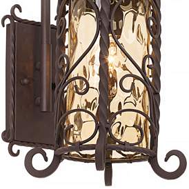 Image3 of Casa Seville 18 1/2" High Iron Scroll Outdoor Wall Light more views