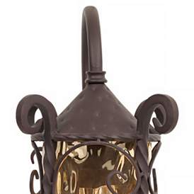 Image4 of Casa Seville 18 1/2" High Iron Scroll Outdoor Wall Light more views