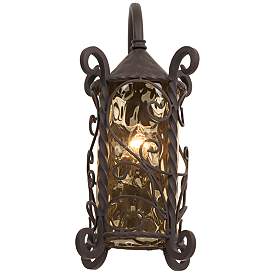 Image5 of Casa Seville 18 1/2" High Iron Scroll Outdoor Wall Light more views