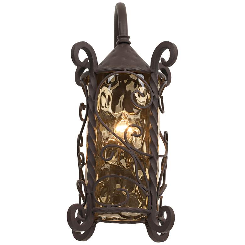 Image 5 Casa Seville 18 1/2" High Iron Scroll Outdoor Wall Light more views