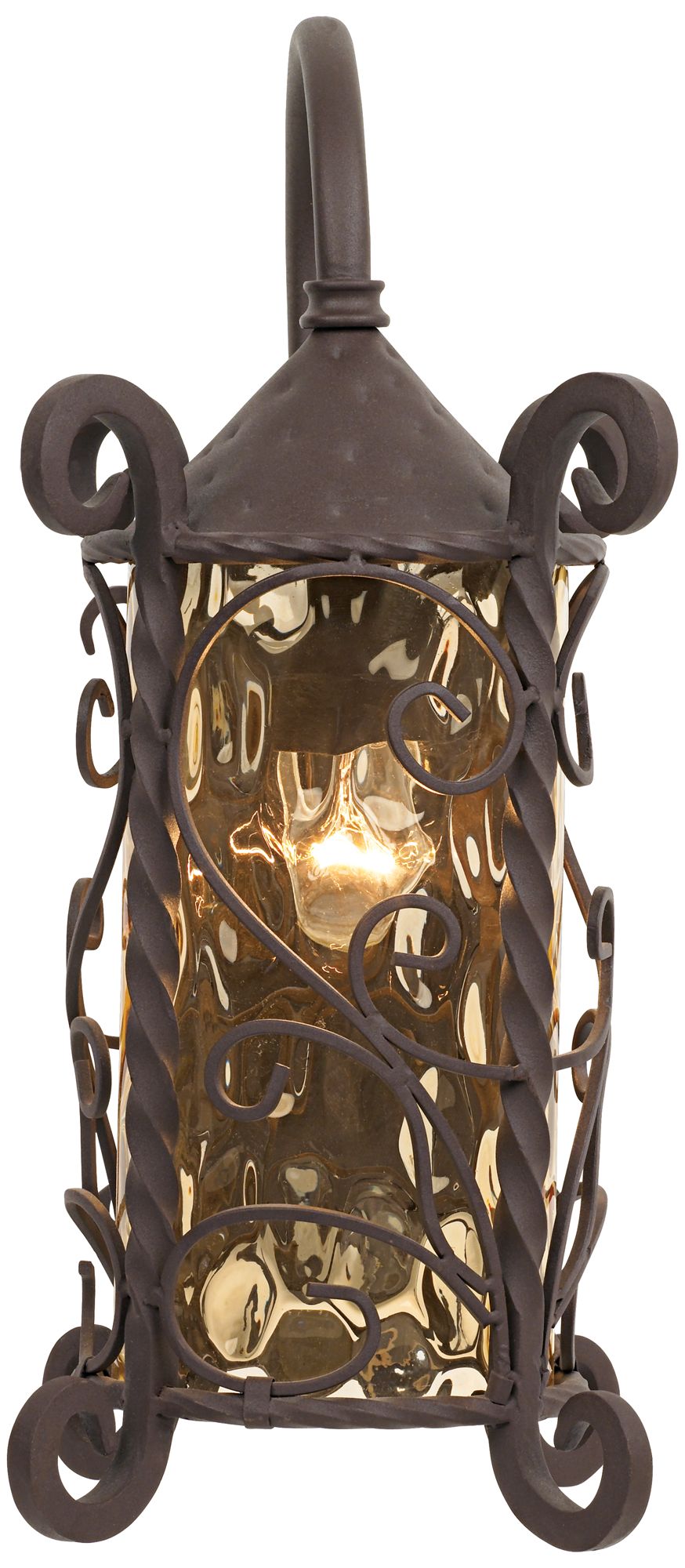 Casa Seville 18 1/2" High Iron Scroll Outdoor Wall Light