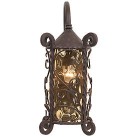 Image5 of Casa Seville 18 1/2" High Iron Scroll Traditional Wall Sconce more views