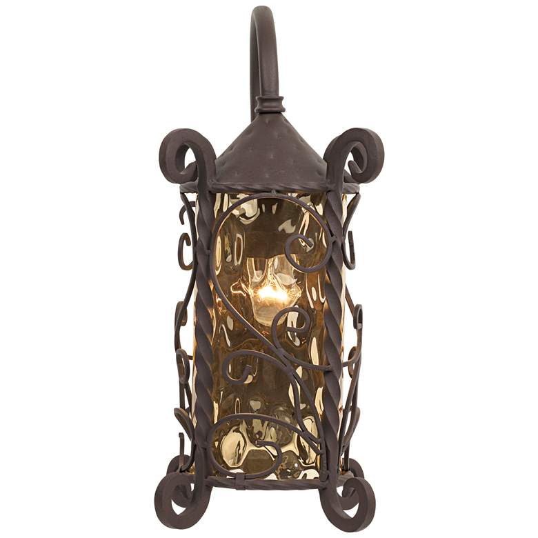 Image 5 Casa Seville 18 1/2" High Iron Scroll Traditional Wall Sconce more views