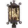 Thumbnail2 of Casa Seville 23 1/2" Traditional Iron Scroll Outdoor Pier Mount Light more views