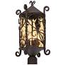 Casa Seville 23 1/2" Traditional Iron Scroll Outdoor Pier Mount Light