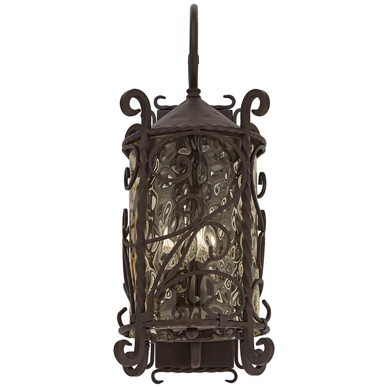 Image 6 Casa Seville 23 3/4 inch High Iron Scroll Traditional Outdoor Wall Light more views