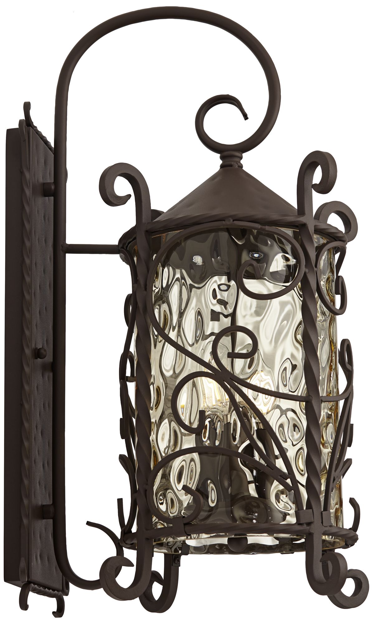 Image 7 Casa Seville 23 3/4" High Iron Scroll Traditional Outdoor Wall Light more views