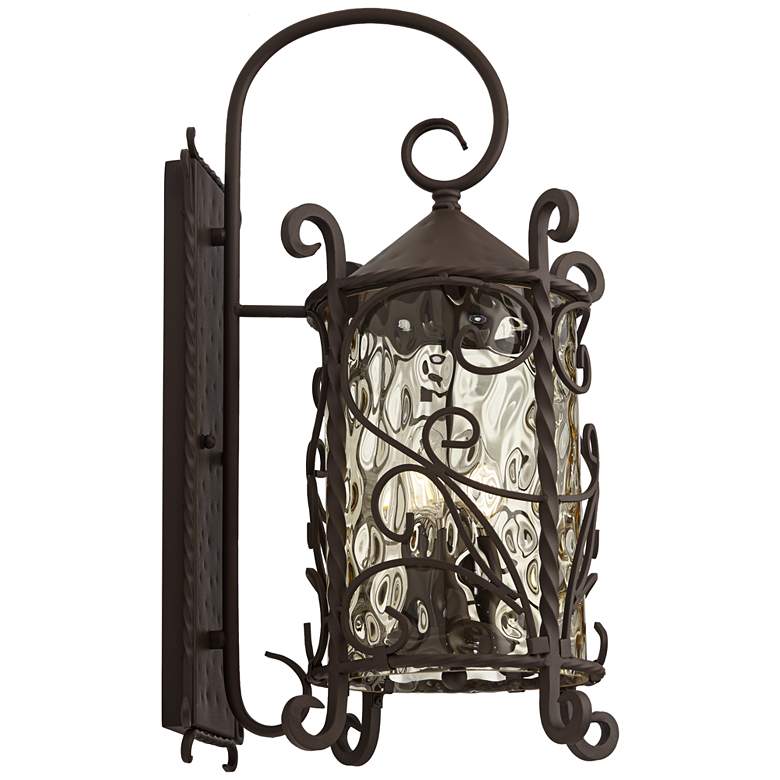 Image 7 Casa Seville 23 3/4 inch High Iron Scroll Traditional Outdoor Wall Light more views
