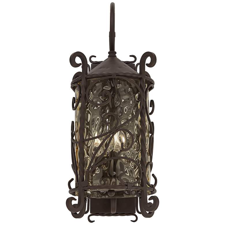 Image 4 Casa Seville 23 3/4" High Iron Scroll Traditional Wall Sconce more views