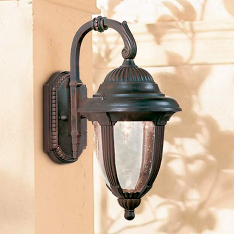 Image 3 Casa Sierra&#8482; 14 1/2 inchH Bronze Traditional Outdoor Wall Light Set more views