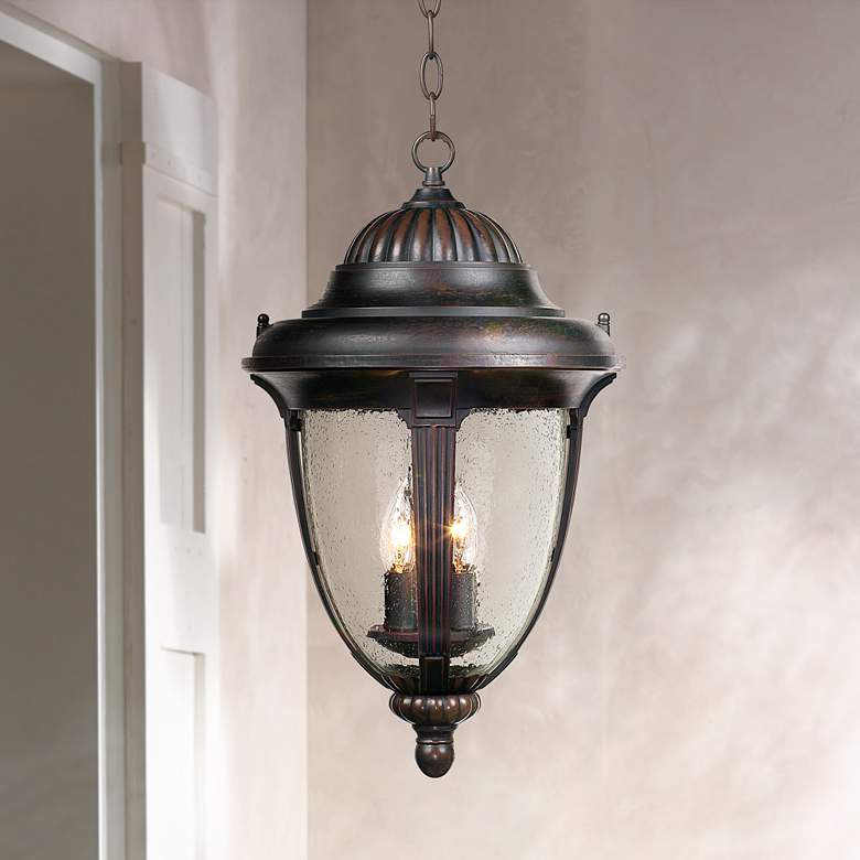 Image 1 Casa Sierra&#8482; 20 1/2 inch High Outdoor Hanging Lantern