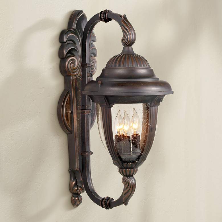 Image 1 Casa Sierra&#8482; 21 1/2 inch High Double Arm Outdoor Light