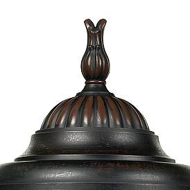 Image2 of Casa Sierra 24 1/2" High Bronze Finish Post Light with Pier Adapter more views