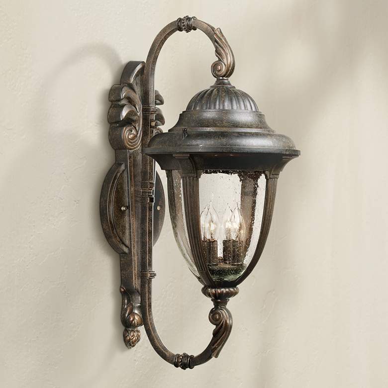 Image 1 Casa Sierra 27 1/2 inch High Double Arm Traditional Outdoor Light