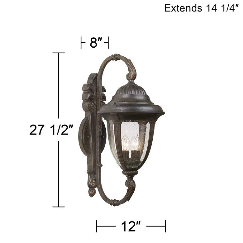 Image 5 Casa Sierra 27 1/2 inch High Double Arm Traditional Outdoor Light more views