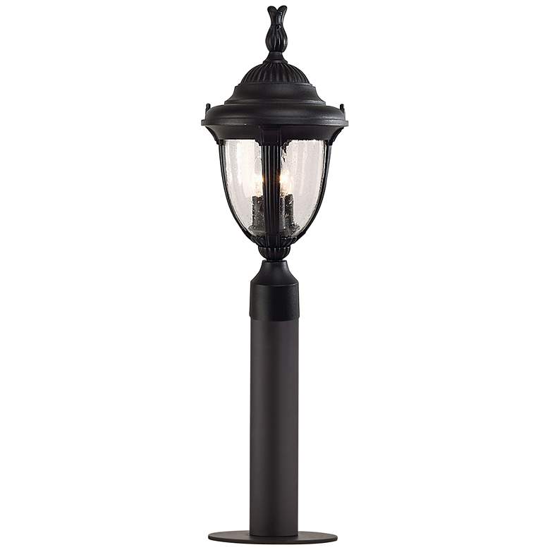 Image 1 Casa Sierra 31 1/2"H Black Path Light with Low Voltage Bulb