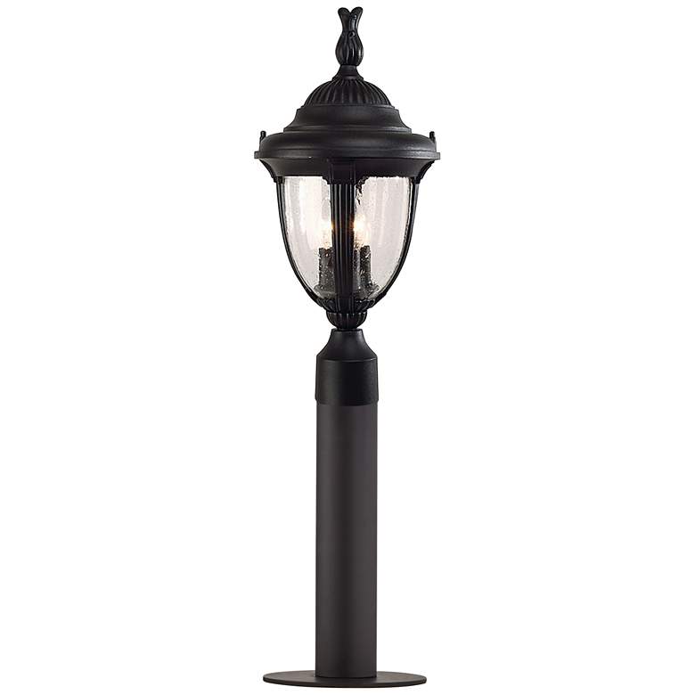 Image 1 Casa Sierra 31 1/2 inchH Black Path Light with Low Voltage Bulb