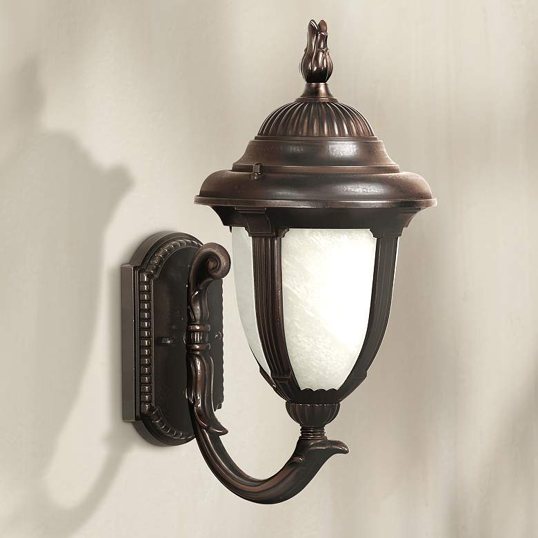 Image 1 Casa Sorrento™ 14 3/4" High Bronze Outdoor Wall Light
