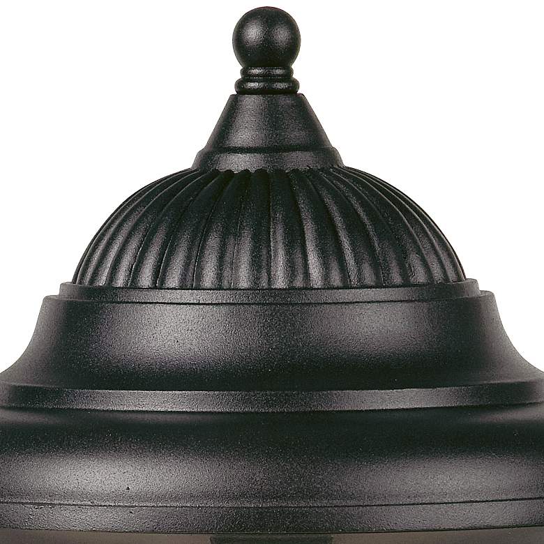 Image 4 Casa Sorrento™ 16 3/4" High Black Post Mount Light more views