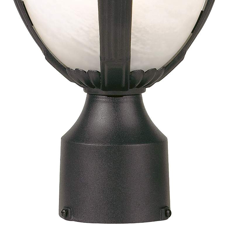 Image 5 Casa Sorrento&#8482; 16 3/4 inch  High Black Post Mount Light more views