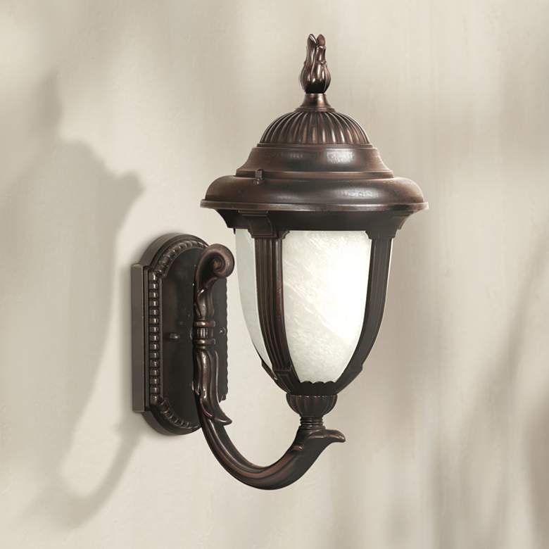 Image 1 Casa Sorrento™ Bronze 19 1/8" High Outdoor Wall Light
