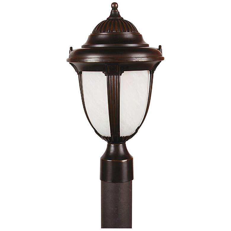 Image 1 Casa Sorrento Bronze 20 3/4 inch High LED Outdoor Post Light