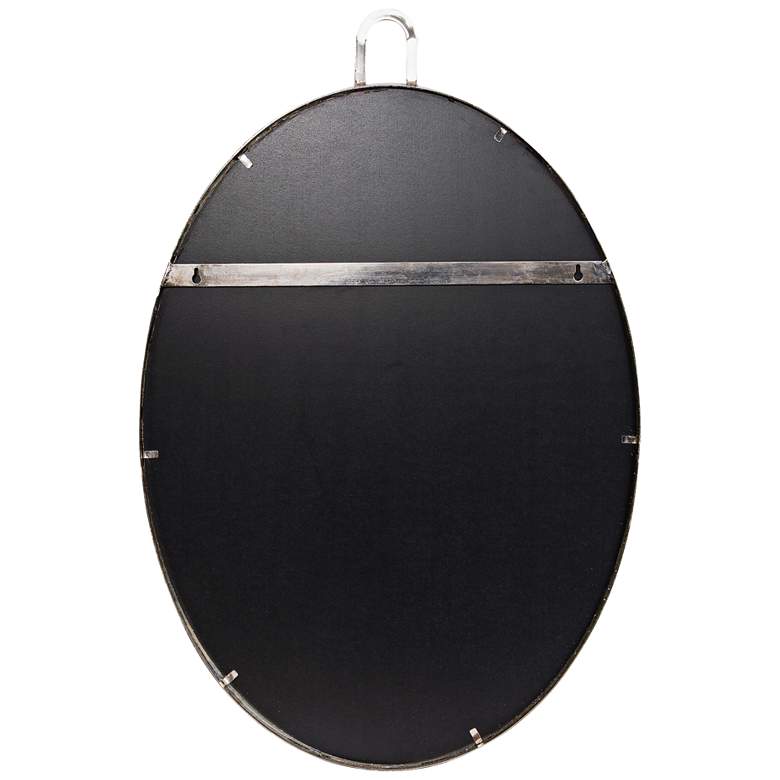 Image 4 Casa Stopwatch Polished Nickel 22 1/4 inchx32 1/4 inch Wall Mirror more views