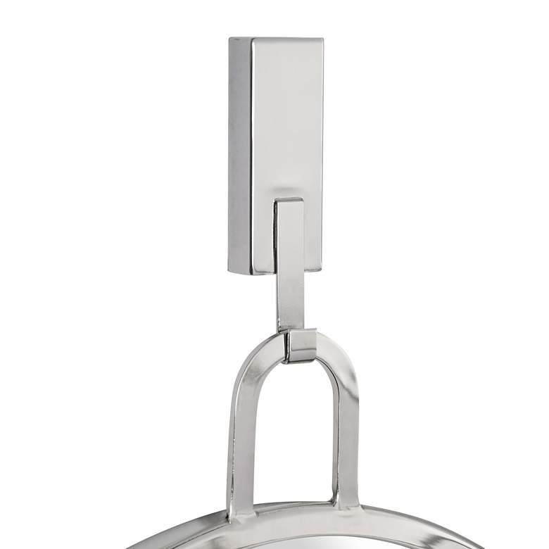 Image 5 Casa Stopwatch Polished Nickel 22 1/4"x32 1/4" Wall Mirror more views